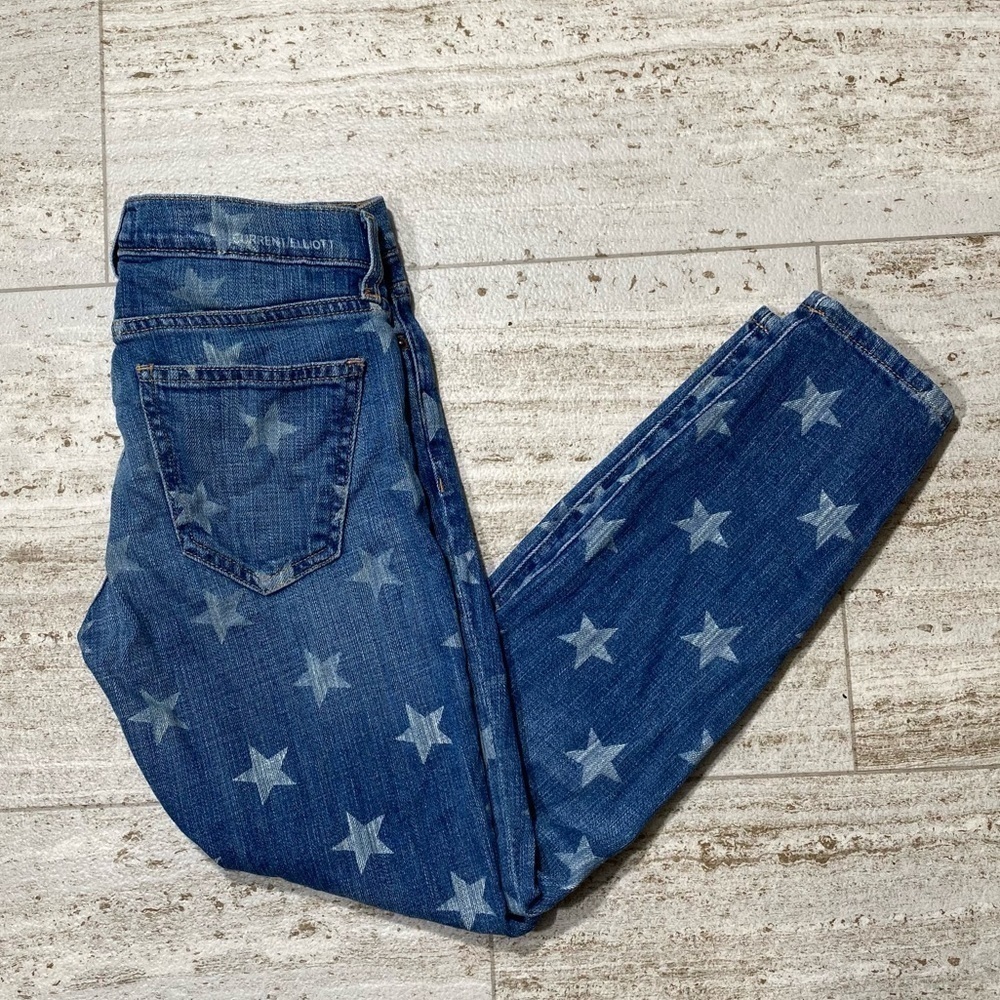 CURRENT/ELLIOTT The stiletto Stars skinny jeans.26